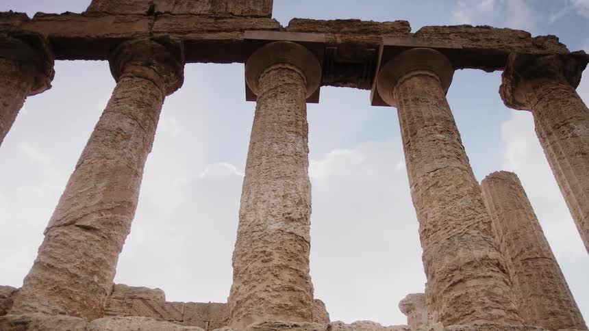 Ancient stone pillars