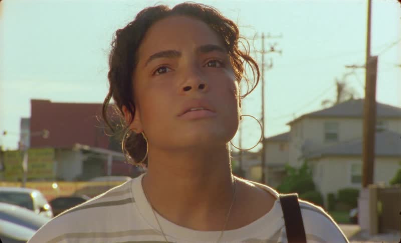 A portrait of a woman outdoors