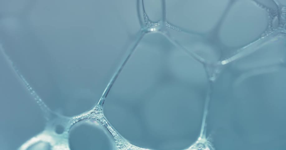The bubbles move around