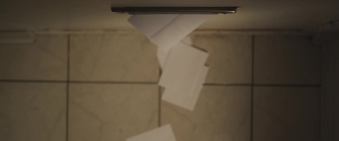 Mail is falling through the door