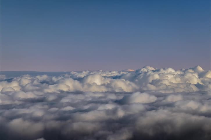 Time lapse of clouds moving in the sky