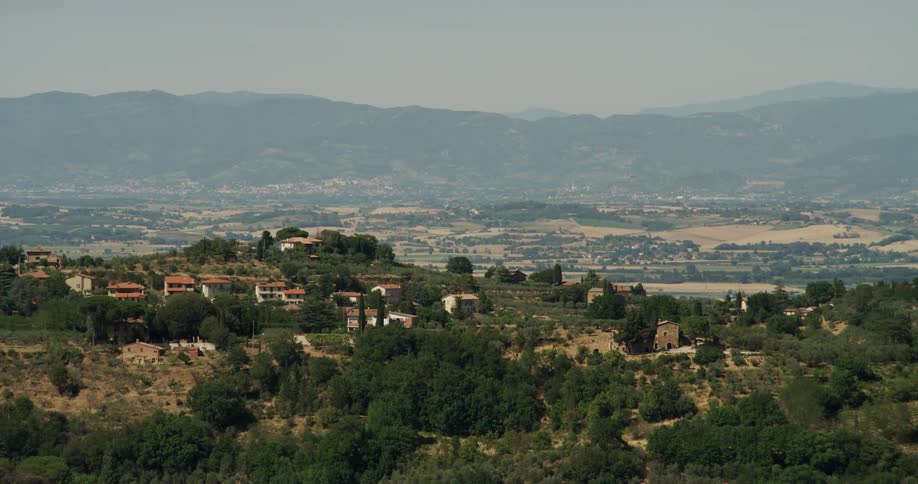 Homes on a hillside