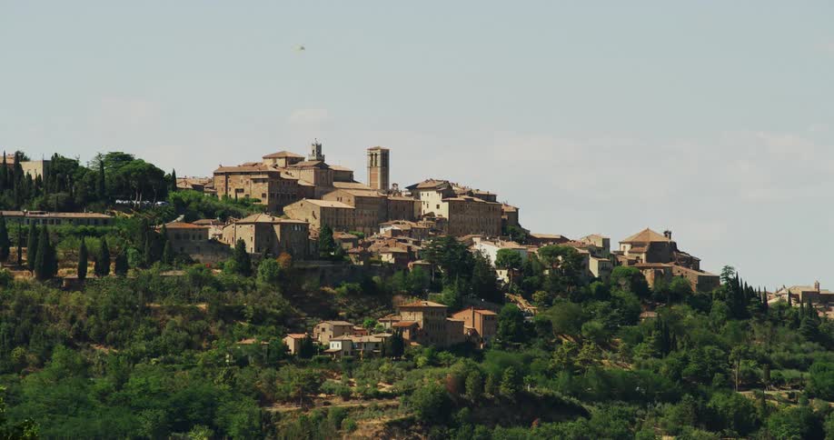 Stone houses on a hillside