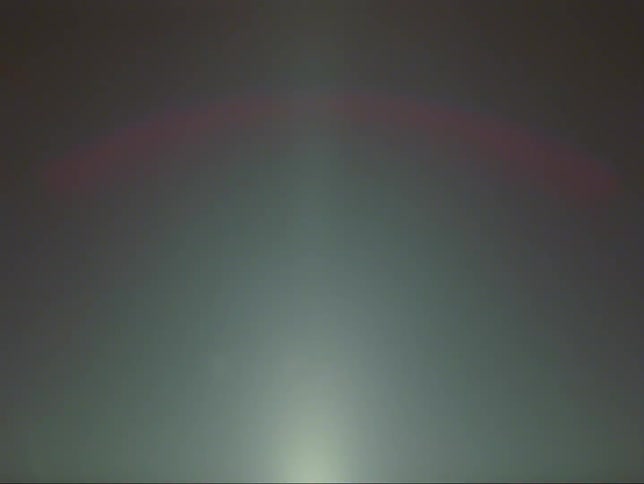 The light rises in the blur
