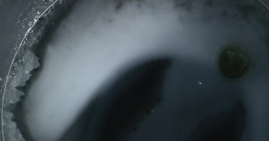 Abstract footage of liquid flowing