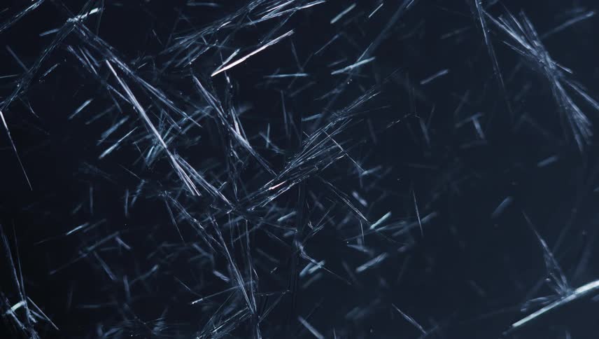 A fractal shape full of shards reflects light