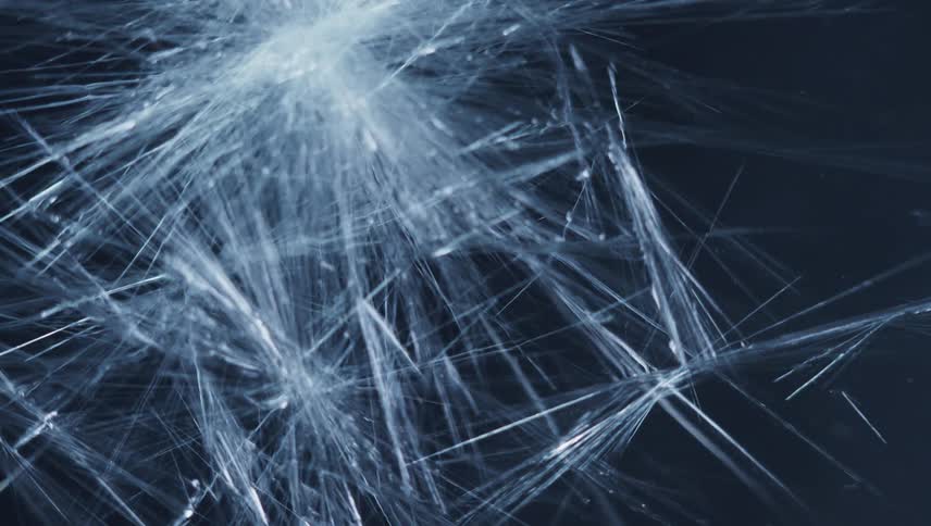 Crystallization of freezing water