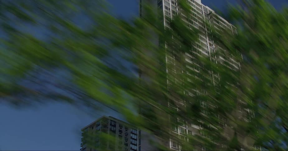 A view of buildings in a city