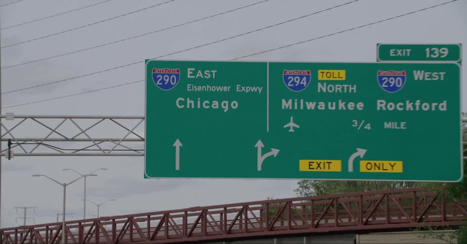 Traffic moves on the highway