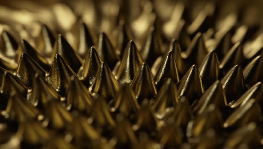 Spikes rise and fall in the gold