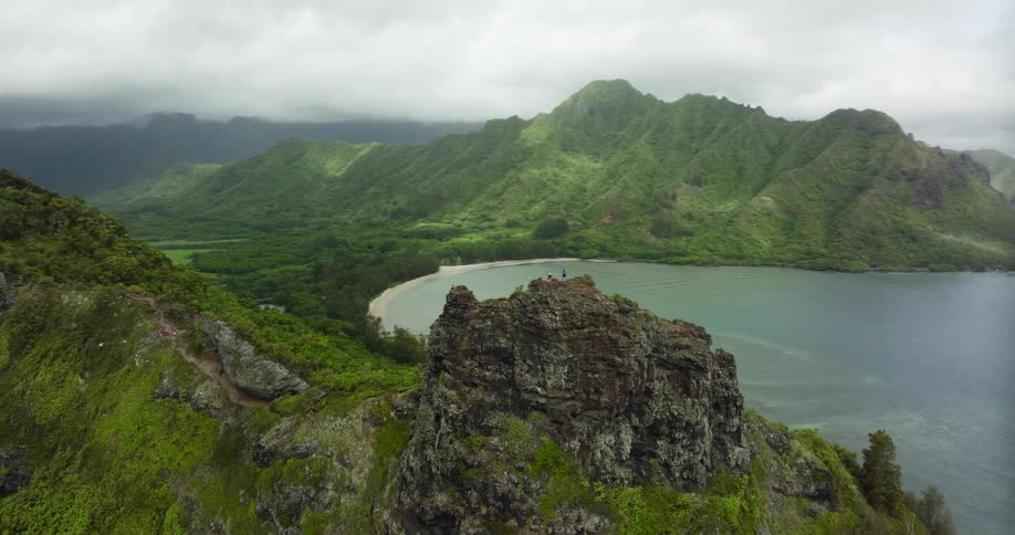 The islands are covered with mountains