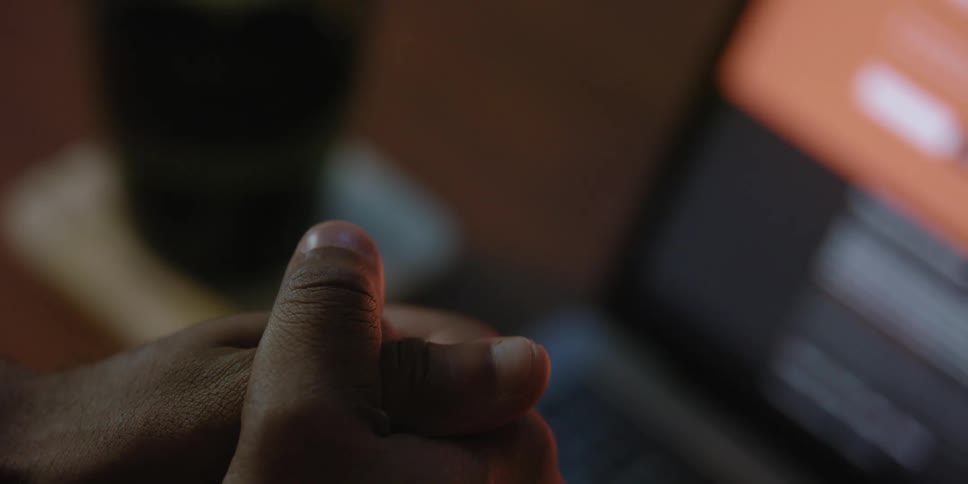 A view of a persons hands