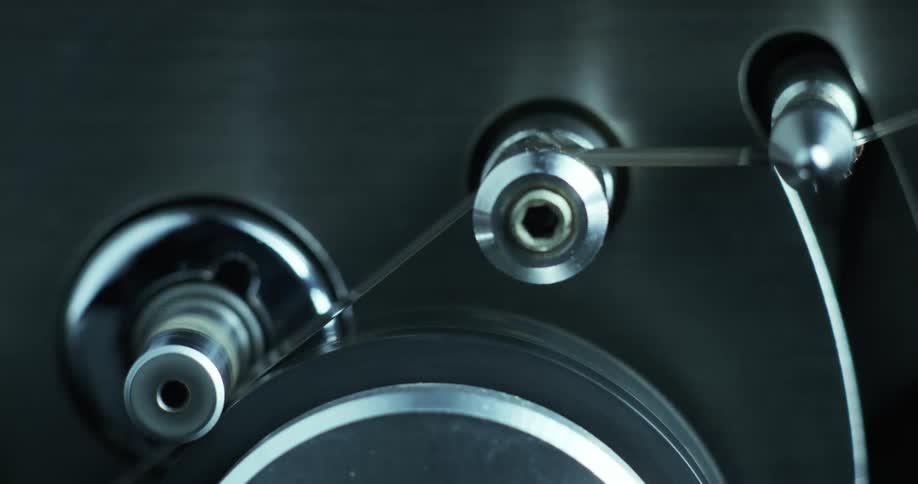 A view of a projector reel
