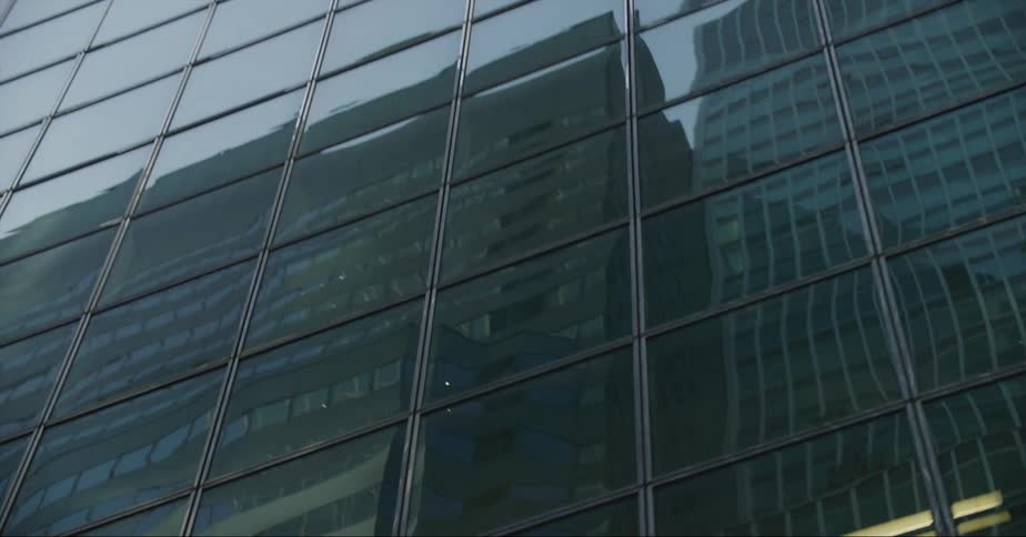 The windows of the building are reflective