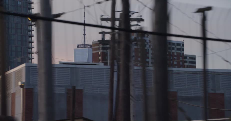 A view of buildings in a city