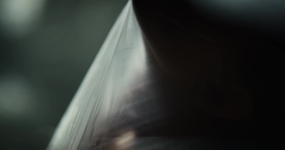 A person is covered in a plastic sheet