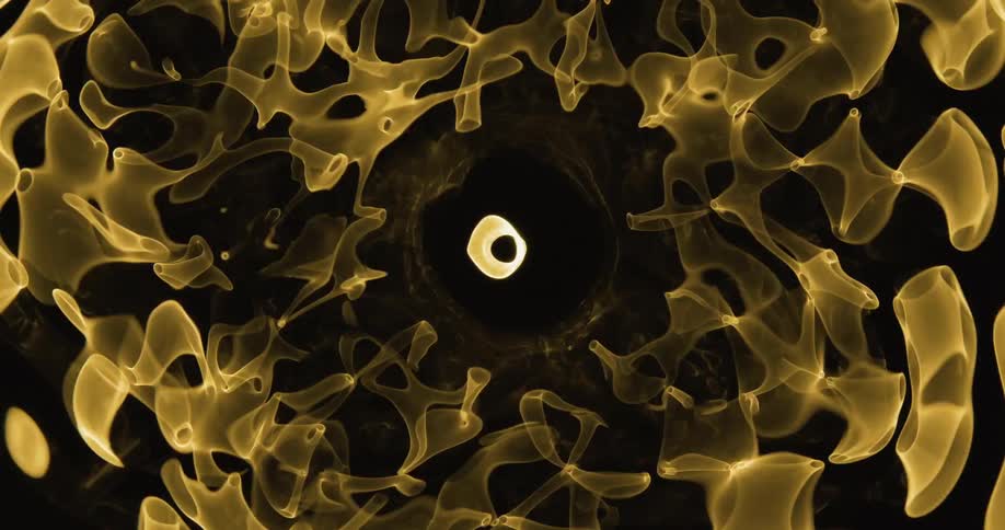 Software graphics mimic burning flames on a stove