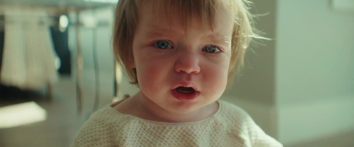 A baby is crying