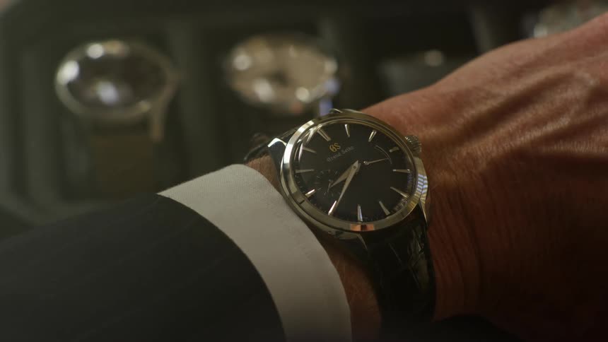 A view of a watch on a persons wrist