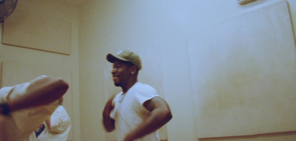 Dance group practices their dance routine