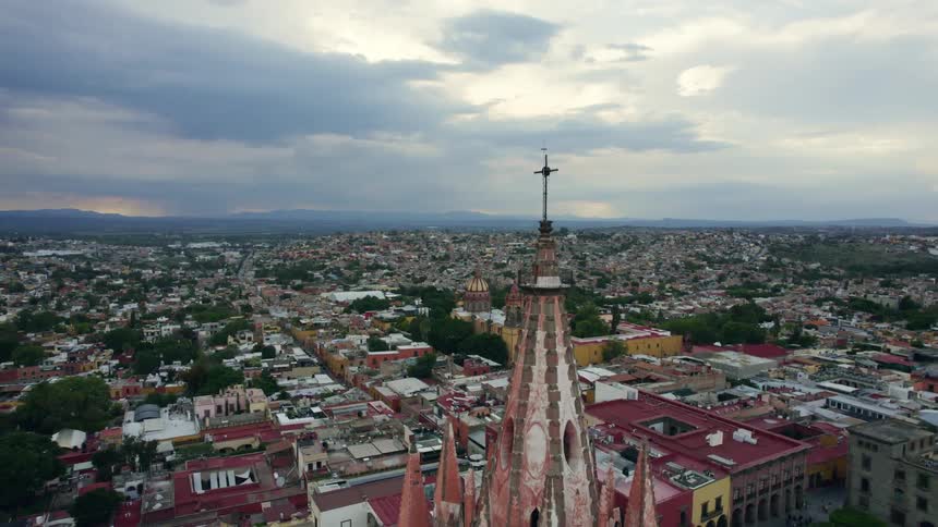 The church is in the city