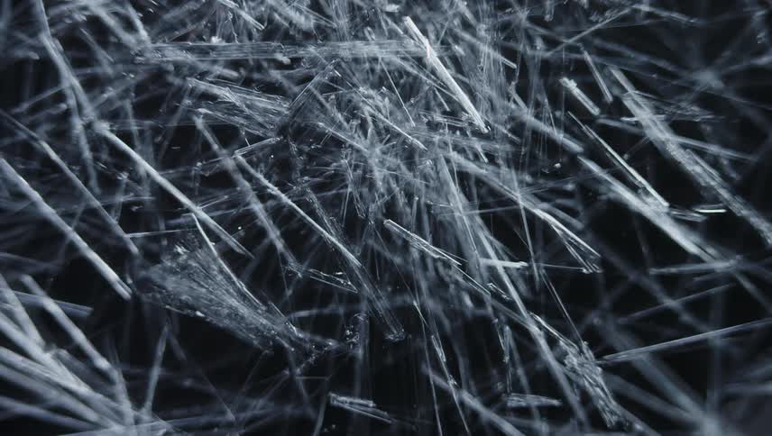 Cracks form all over on glass
