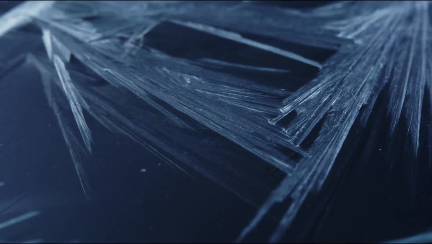 Cracks form and spread in fibreglass