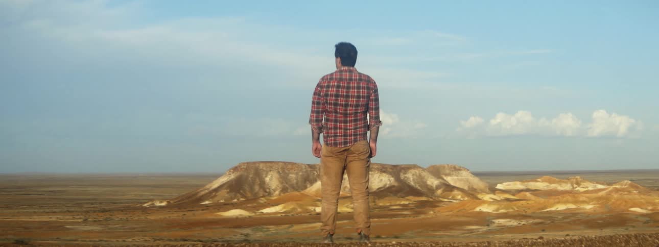 A man standing outdoors