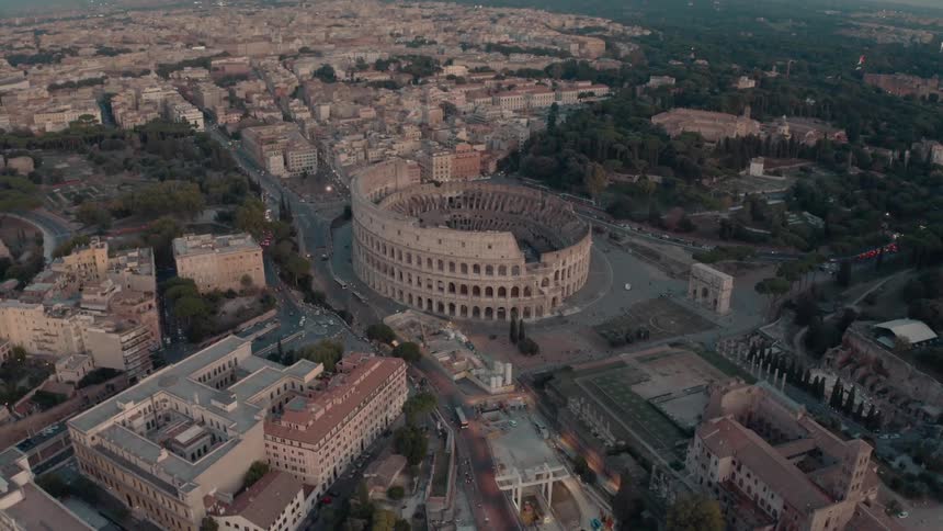 An old arena is in the city center