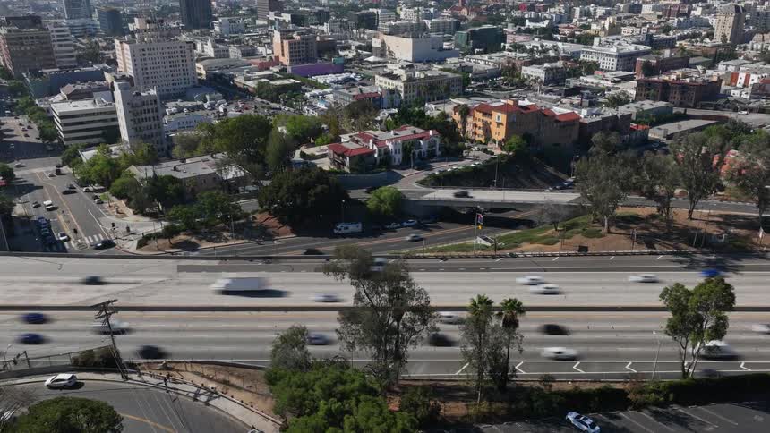 Hyperlapse - Freeway with Hollywood / Capitol Records