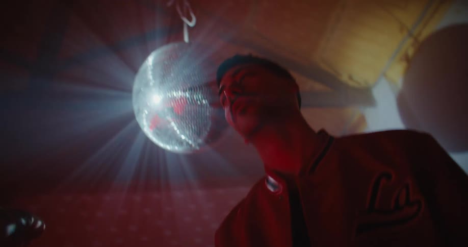 A man dancing in a club