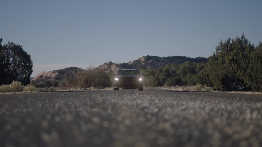 Sports Car In Desert