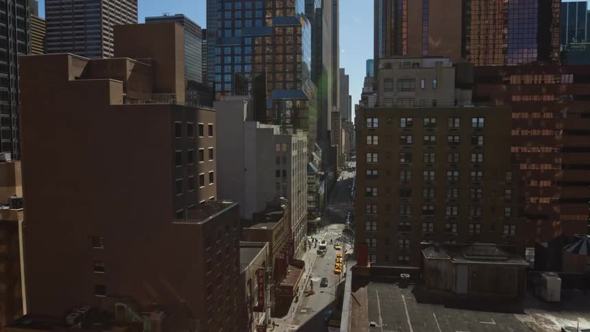 City view of traffic and buildings