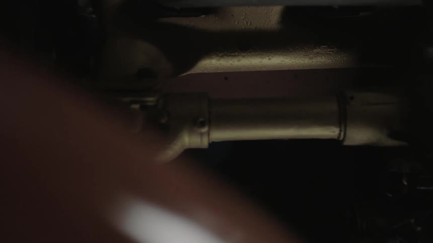 Water pipes in a dim room