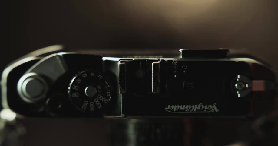 Light flashes on the camera