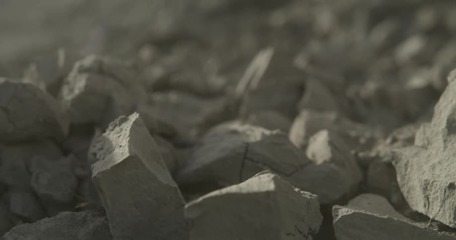 Close up of sandstone rocks
