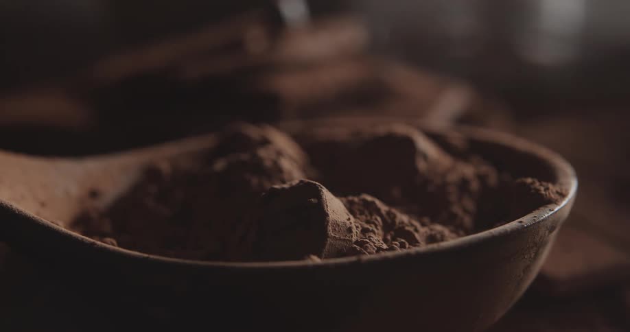 There is some chocolate on a table at someones house