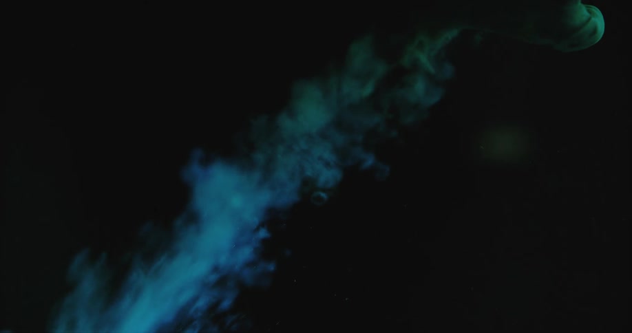 The object moves with a cloud following it
