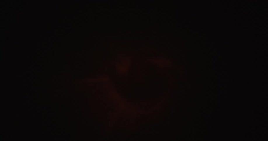 Close up of smoke flowing inside the body of a flute
