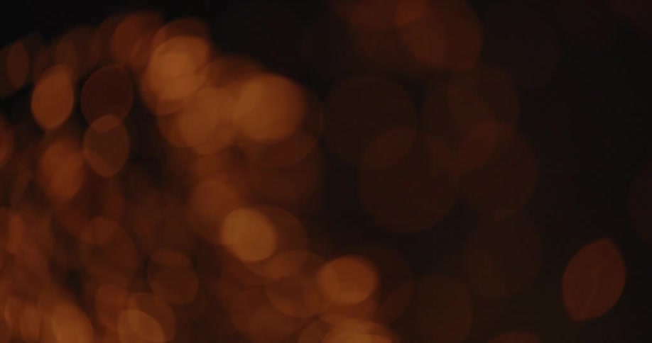 Sparks rising from a campfire float in the darkness of the night