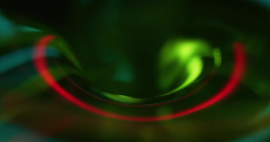Bright lights shining on a swirling vortex