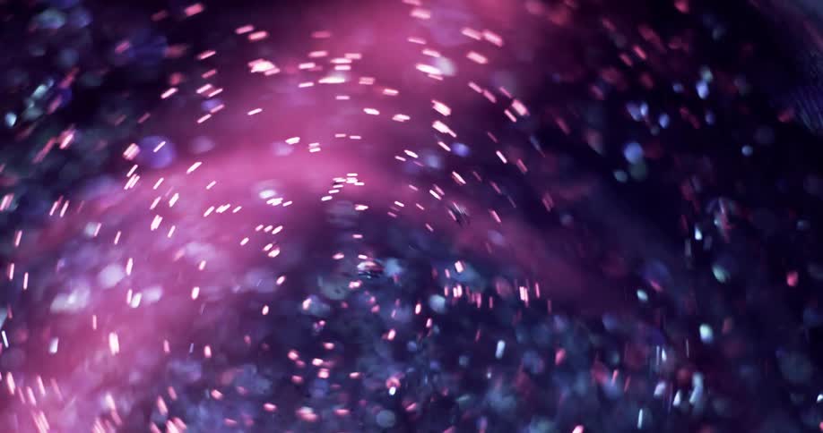 Glitter swirling on a screensaver