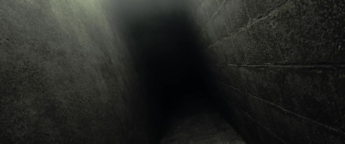 The tunnel is dark and long