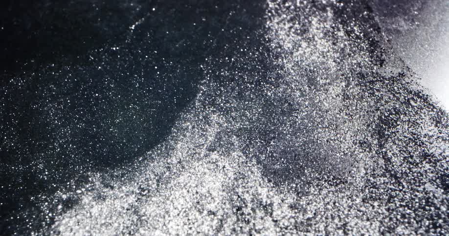 Water and ice moving quickly