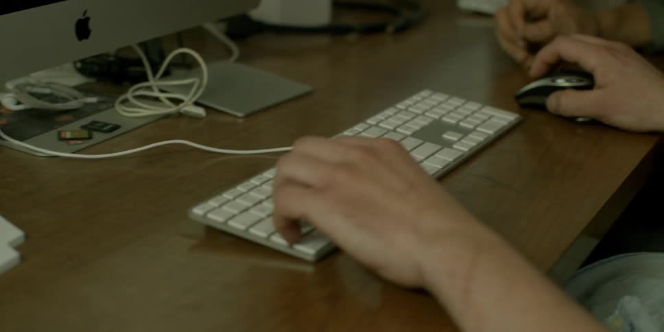 A person working on a computer program