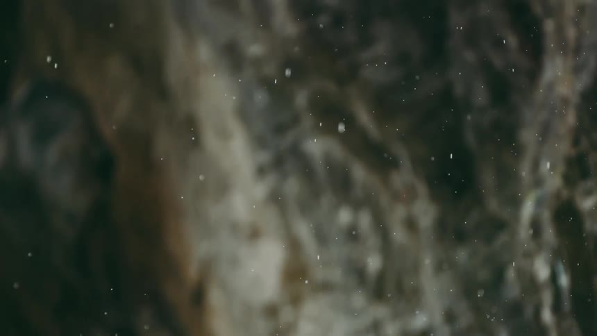 Snow falling outdoors