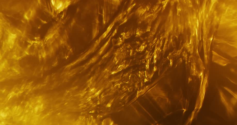 Swirling amber liquid