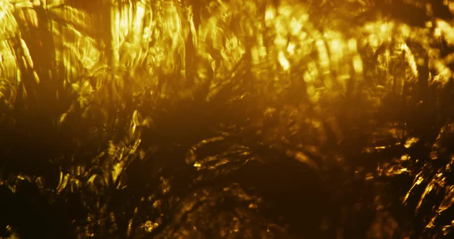 Light shines on abstract liquid waves