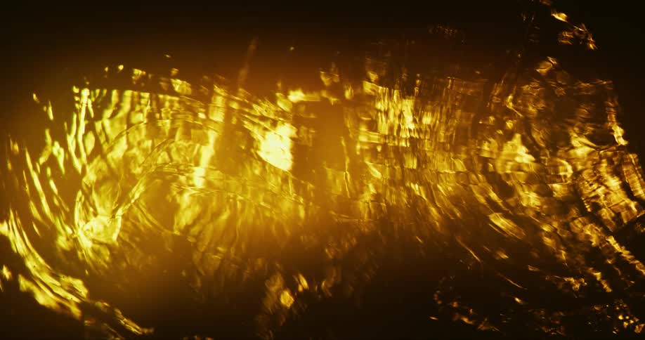 A view of water flowing in slow motion
