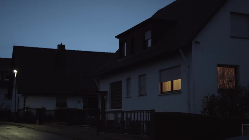 Some homes in a neighborhood